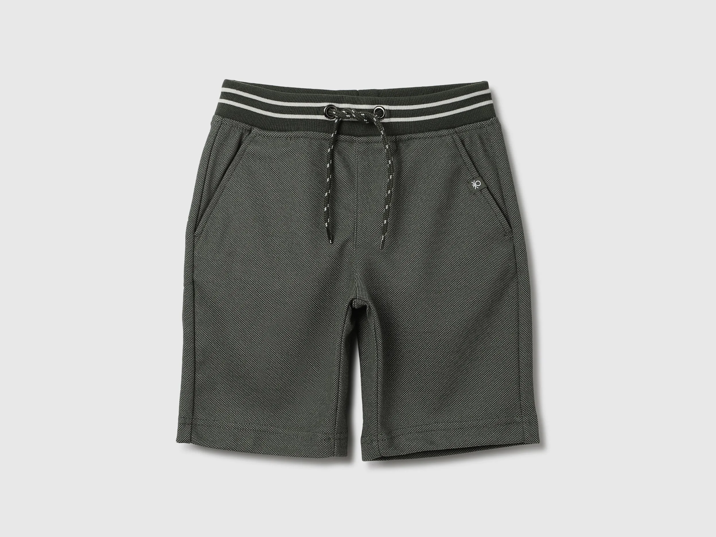 Patterned Regular Fit Drawstring Shorts