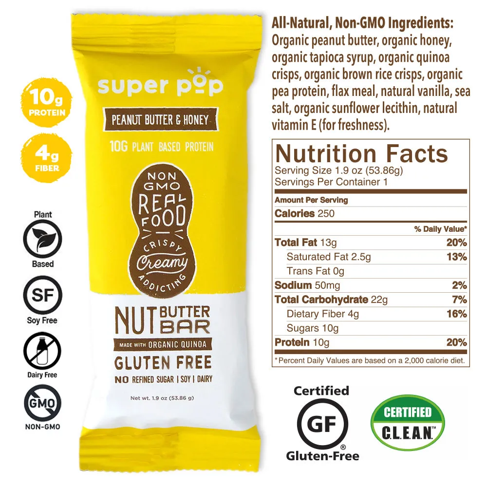 Peanut Butter Honey- 12 pack