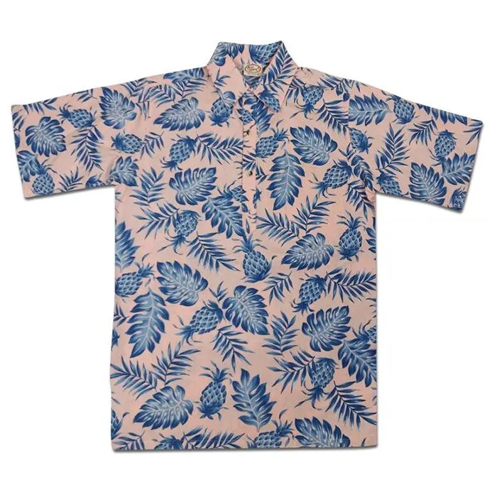 Pineapple Pareau Pullover (Coral)