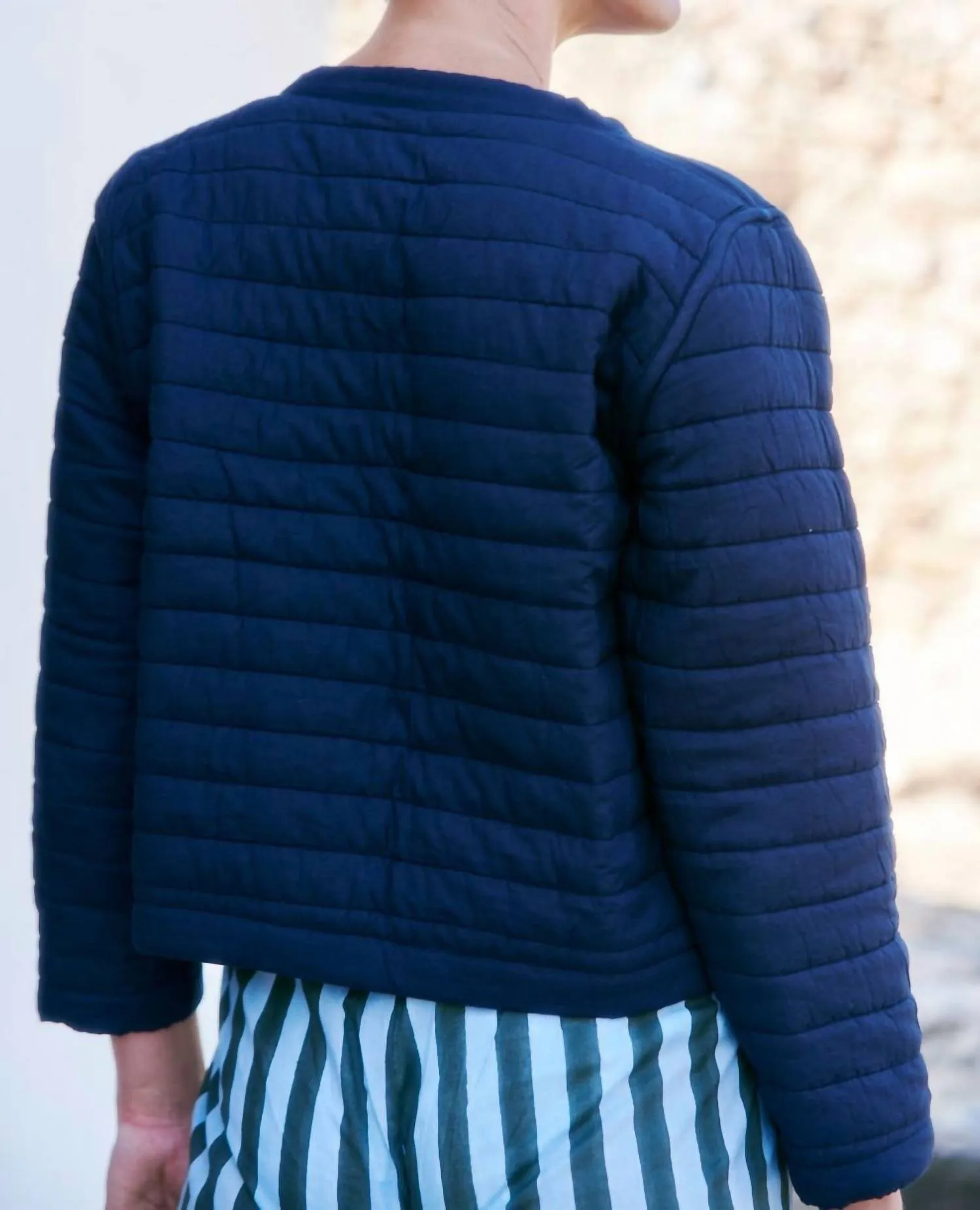 Poppy Jacket In Ditsy Print