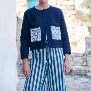 Poppy Jacket In Ditsy Print