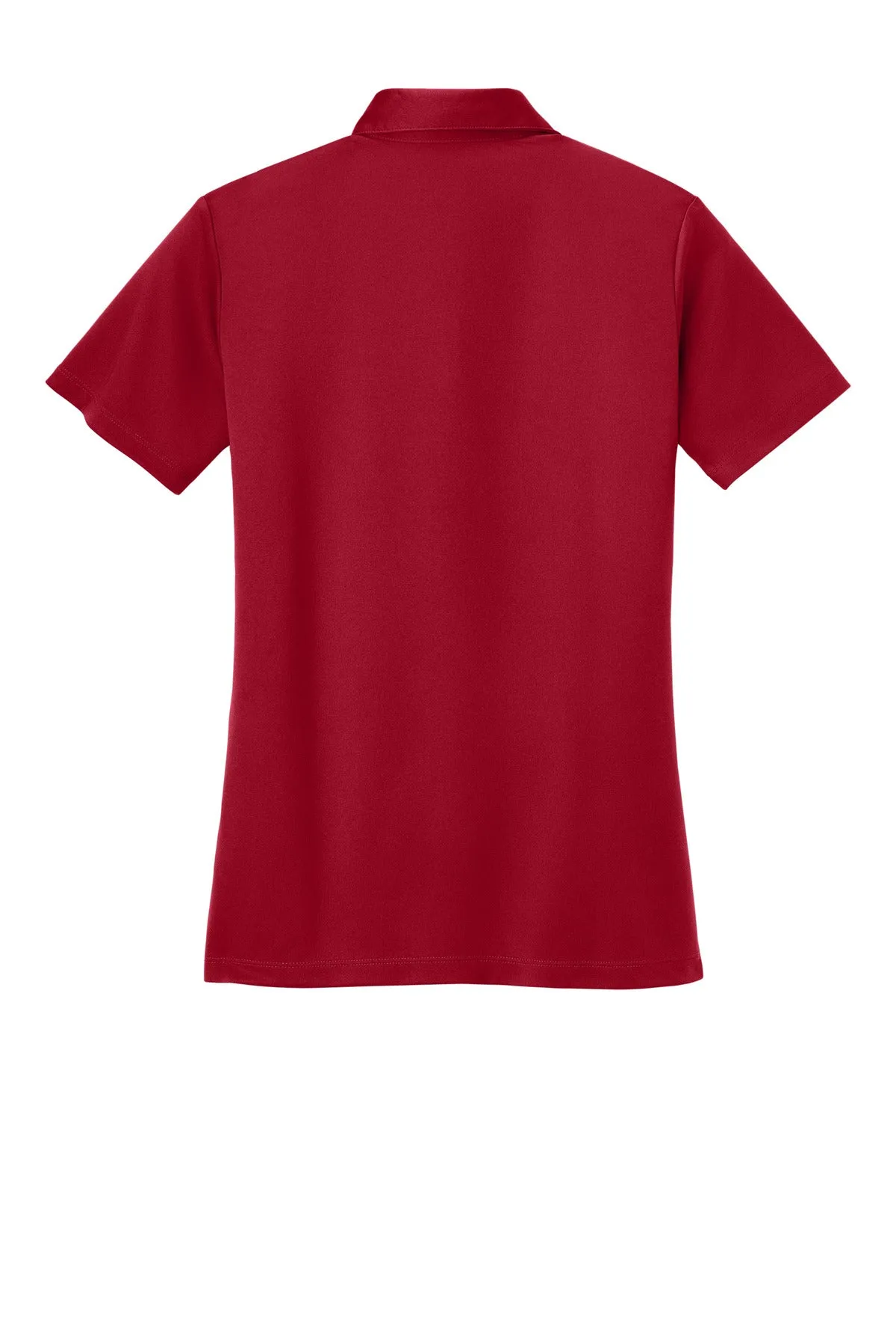Port Authority Women's Silk Touch Performance Polo. L540 Red