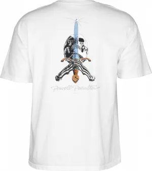 Powell Peralta - Skull & Sword Tee White