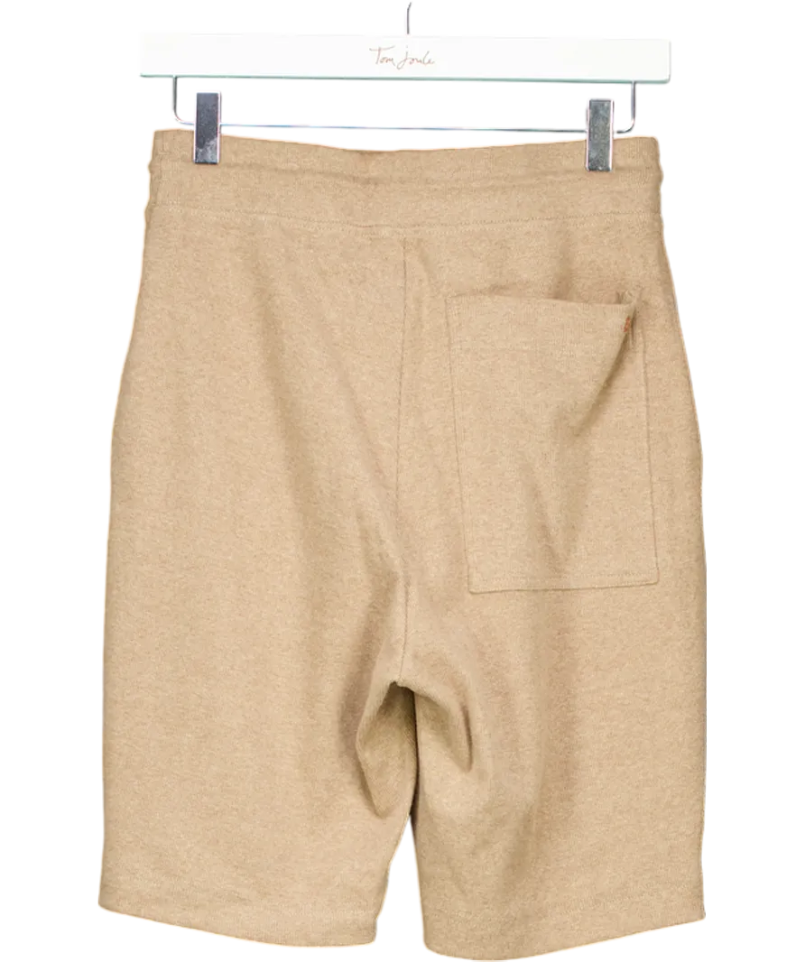Private White V.C Beige Cotton Pull On Shorts W30