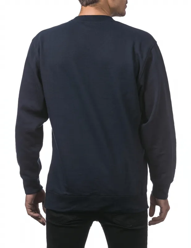 Pro Club Comfort Crew Neck Fleece Pullover Sweater (9oz) - Navy
