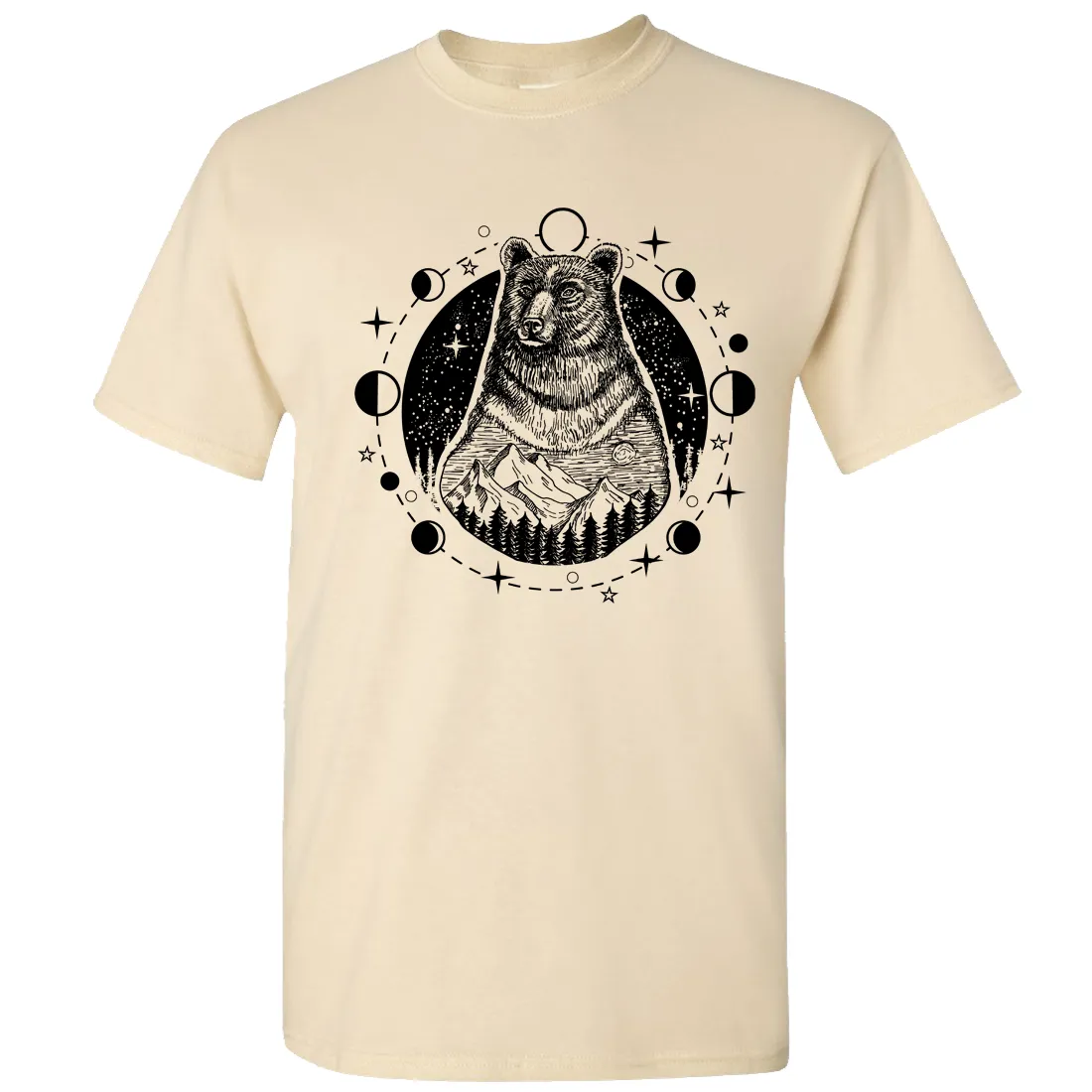 Psychic Moon Forest Grizzly Asst Colors T-shirt/tee