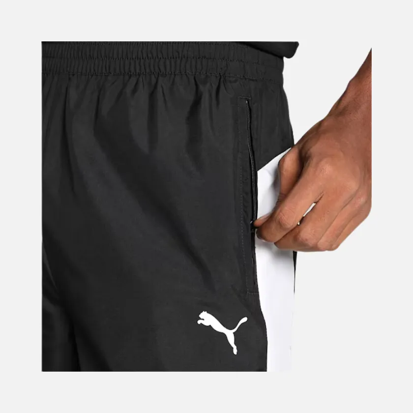 Puma Zippered Woven Men's Regular Fit Shorts -Black-cat