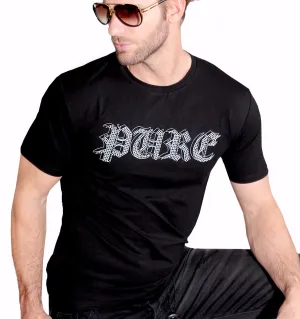 Pure Diamond Blueprint Tee - Black