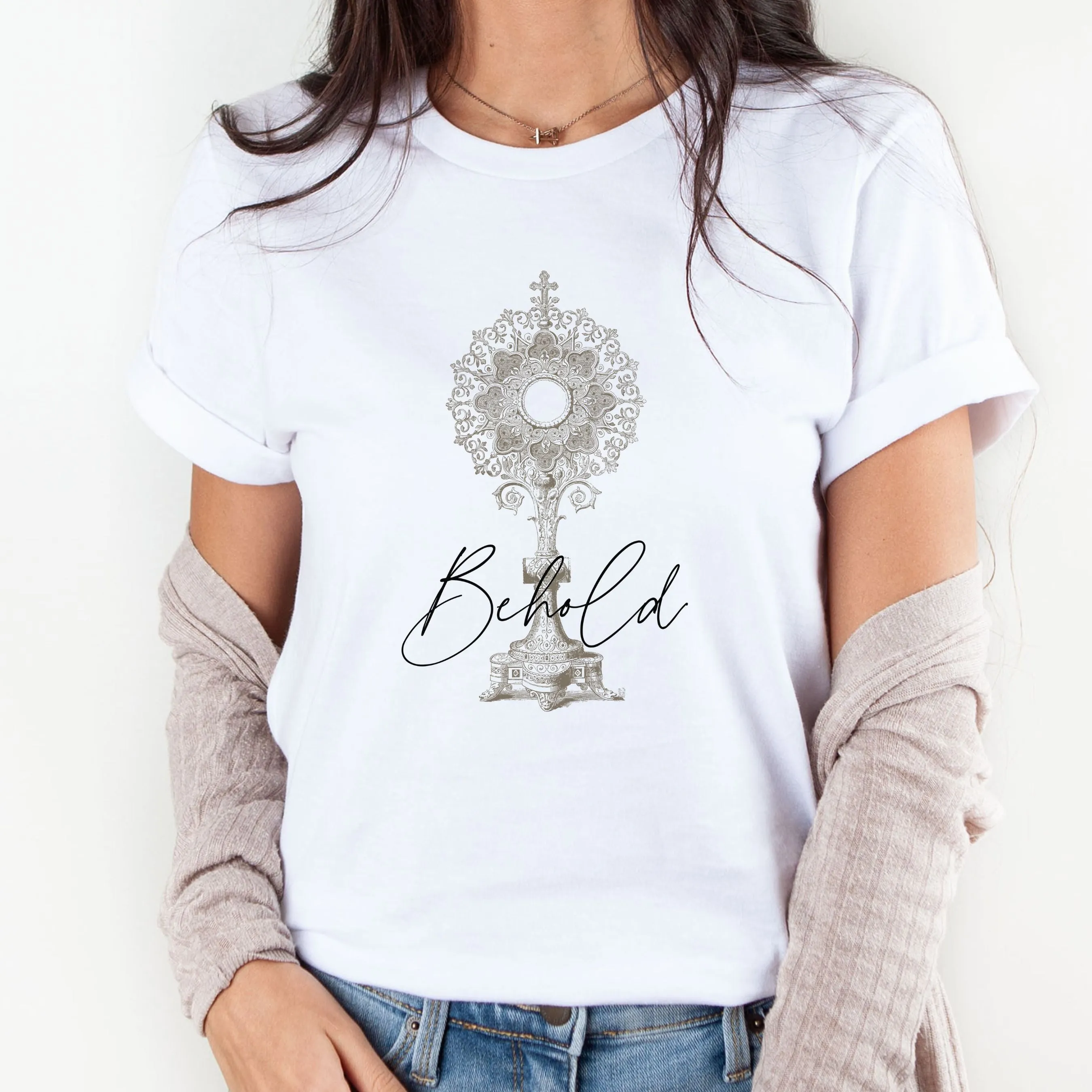 "Behold" Eucharistic T-Shirt