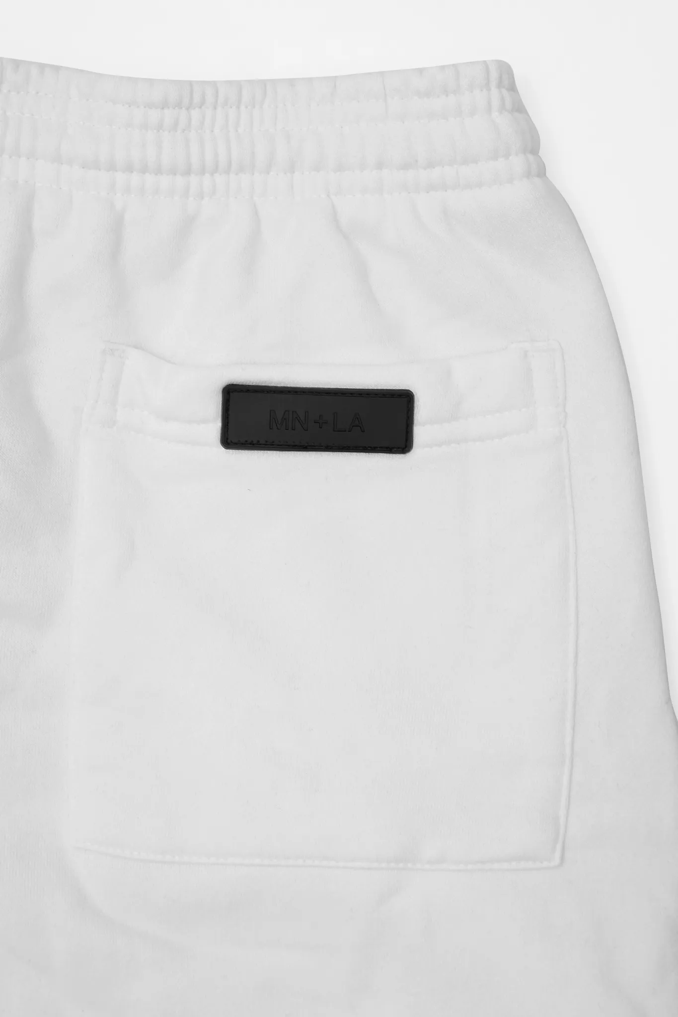 "CONTEMPO RETRO 2 PEACE" SWEATSHORTS IN WHITE