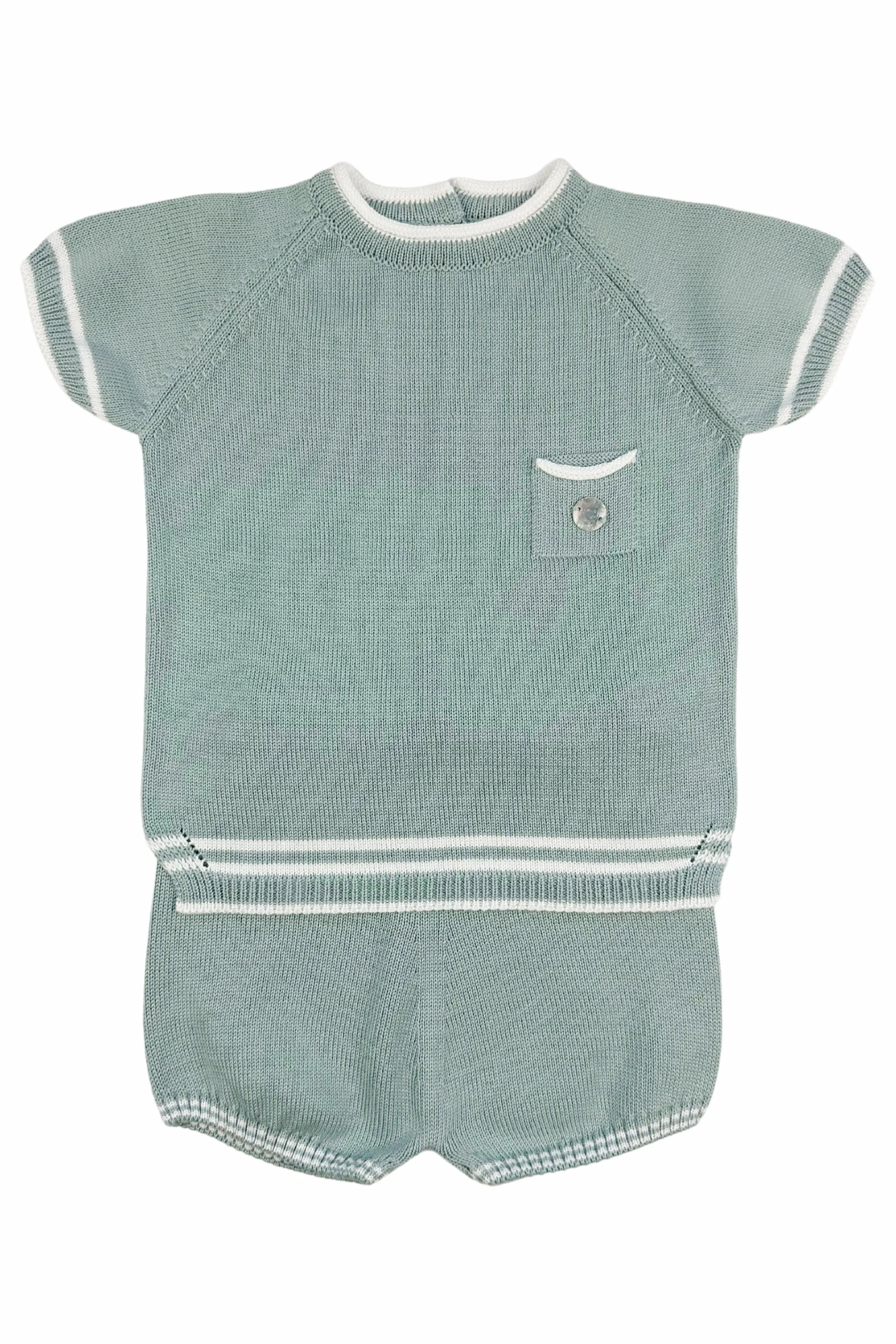 "Kylo" Teal Knit Top & Shorts