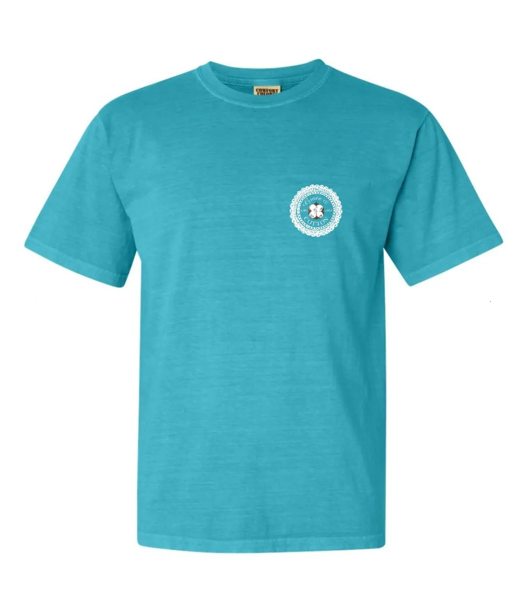 "Let Your Light Shine"- Comfort Colors Lagoon Blue