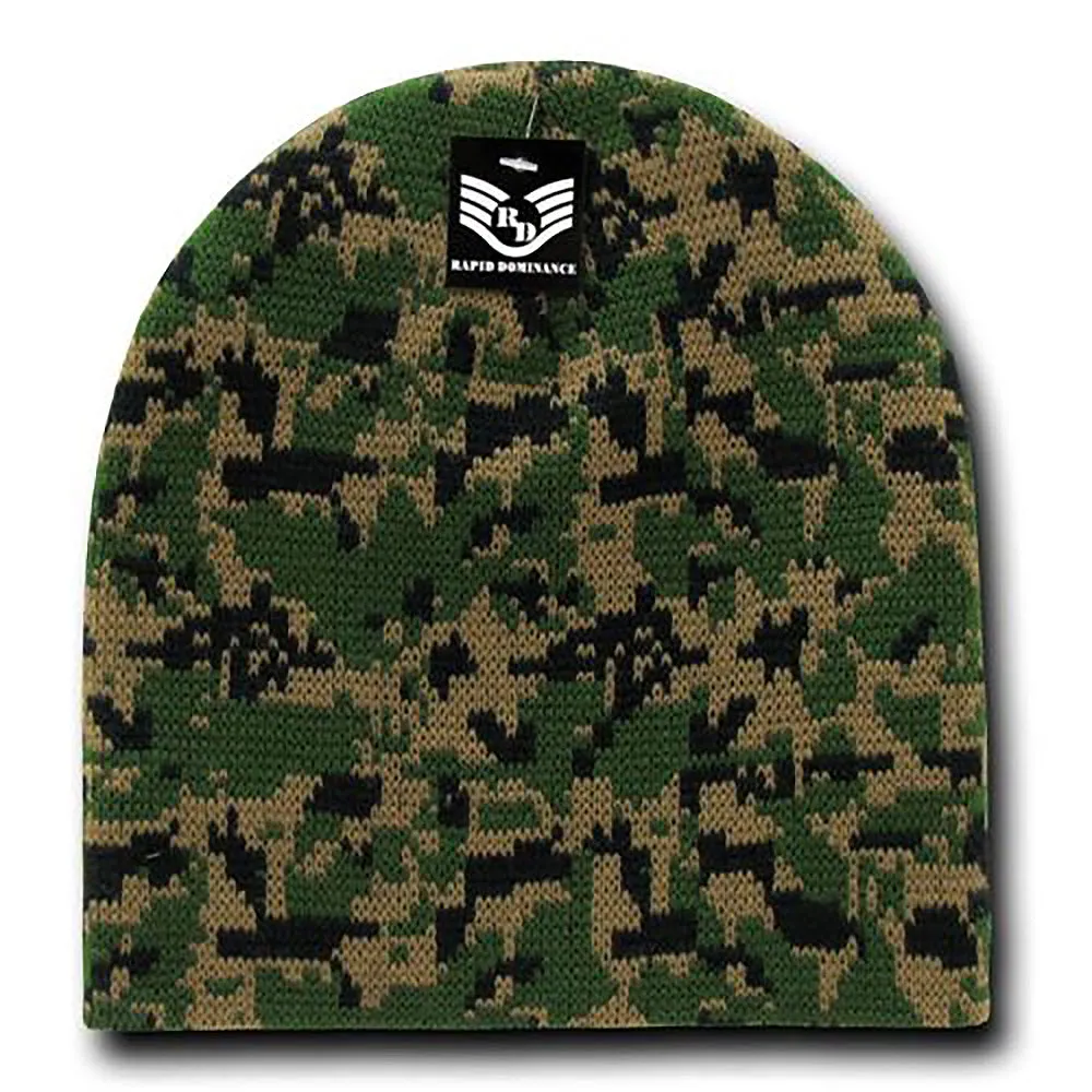 RapDom Watch Hat Military Camouflage Camo GI Jeep Beanie Knit Cap