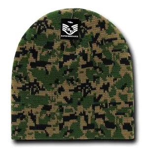 RapDom Watch Hat Military Camouflage Camo GI Jeep Beanie Knit Cap