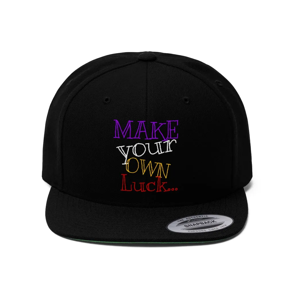 RAW SUSHI "MAKE YOUR OWN LUCK" snap back Hat