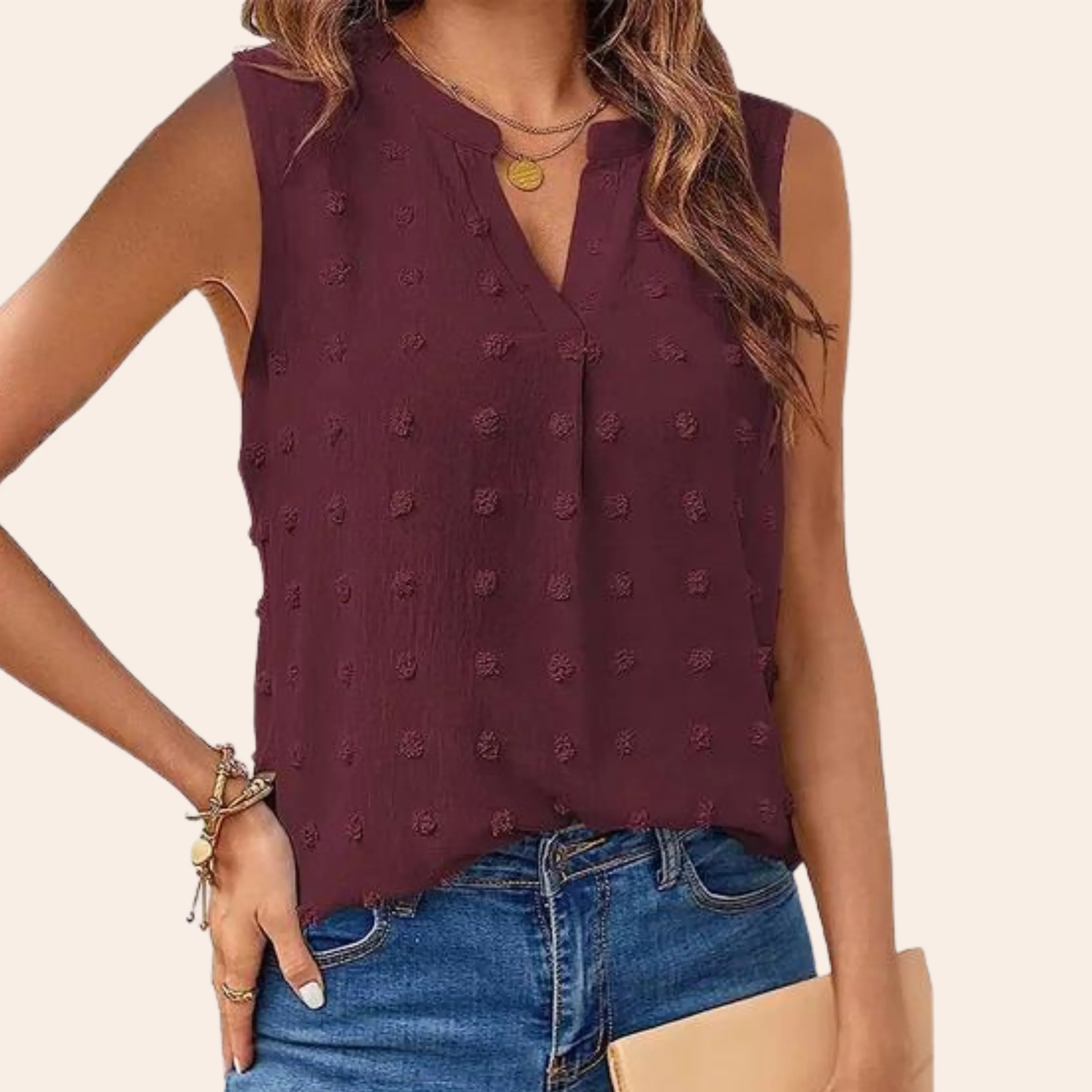 Rebeca® | Elegant Sleeveless Blouse