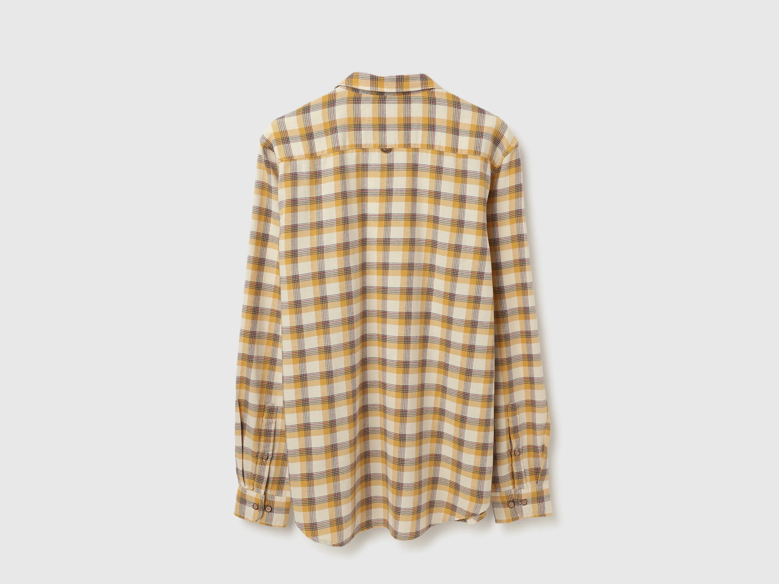 Regular Fit Spread Collar Checkered Shirts