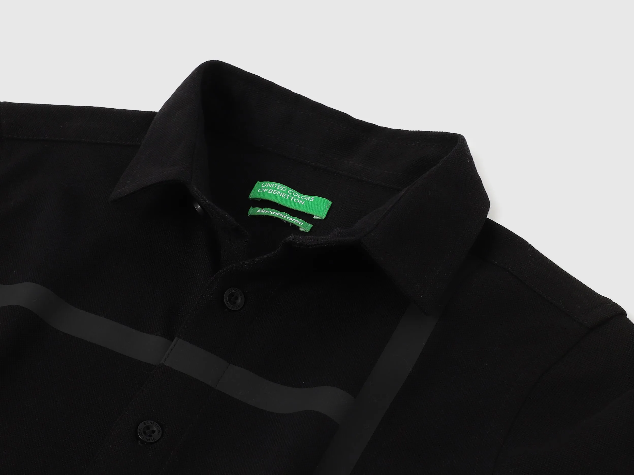 Regular Fit Spread Collar Solid Shirts