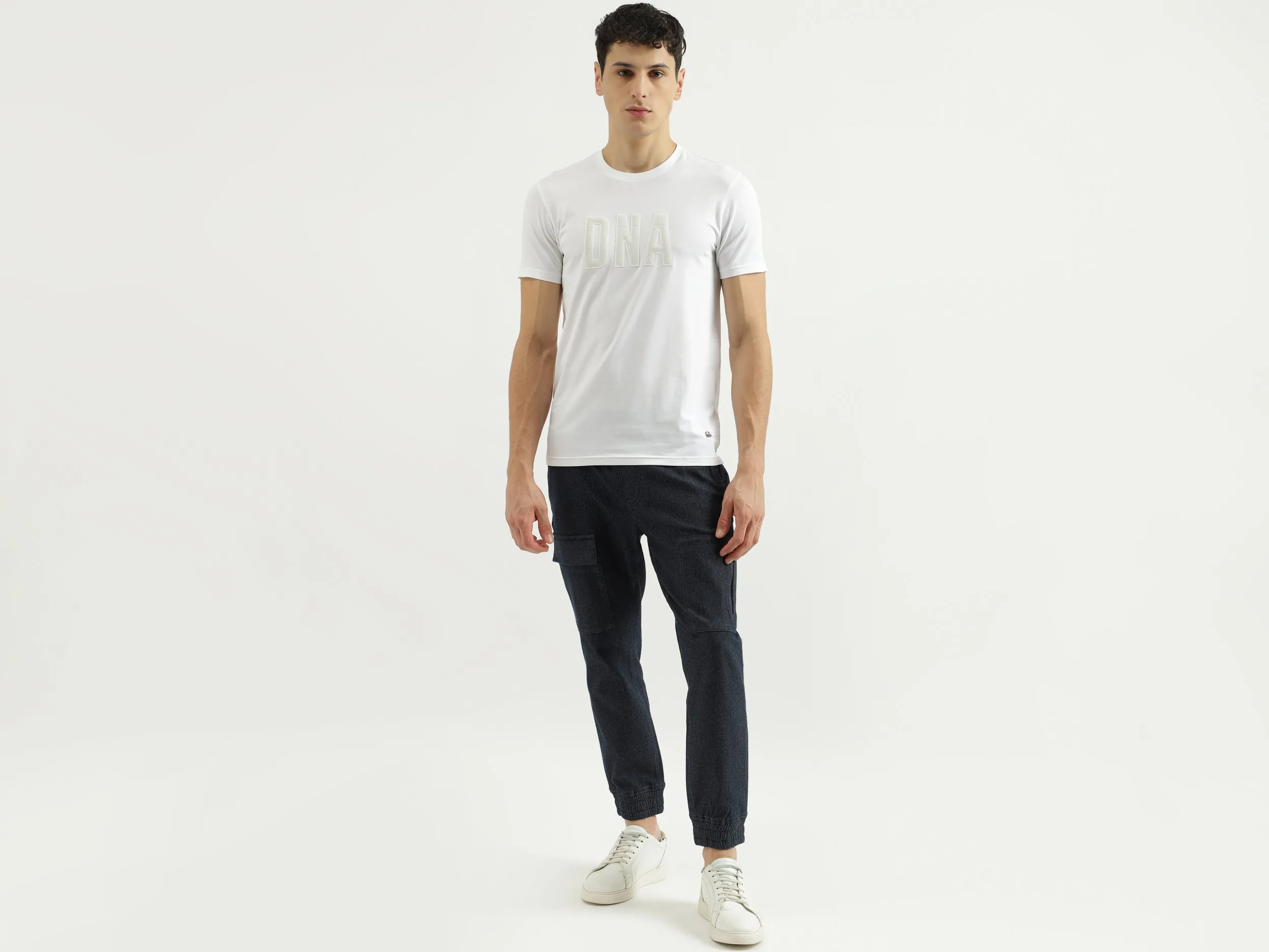 Regular Round Neck Solid T-shirts
