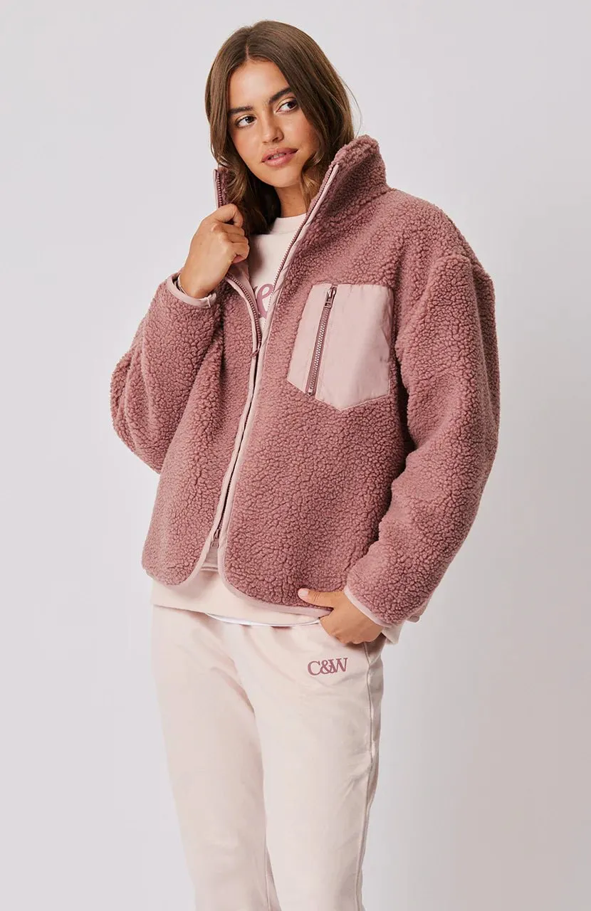 Remi Zip Up Berry