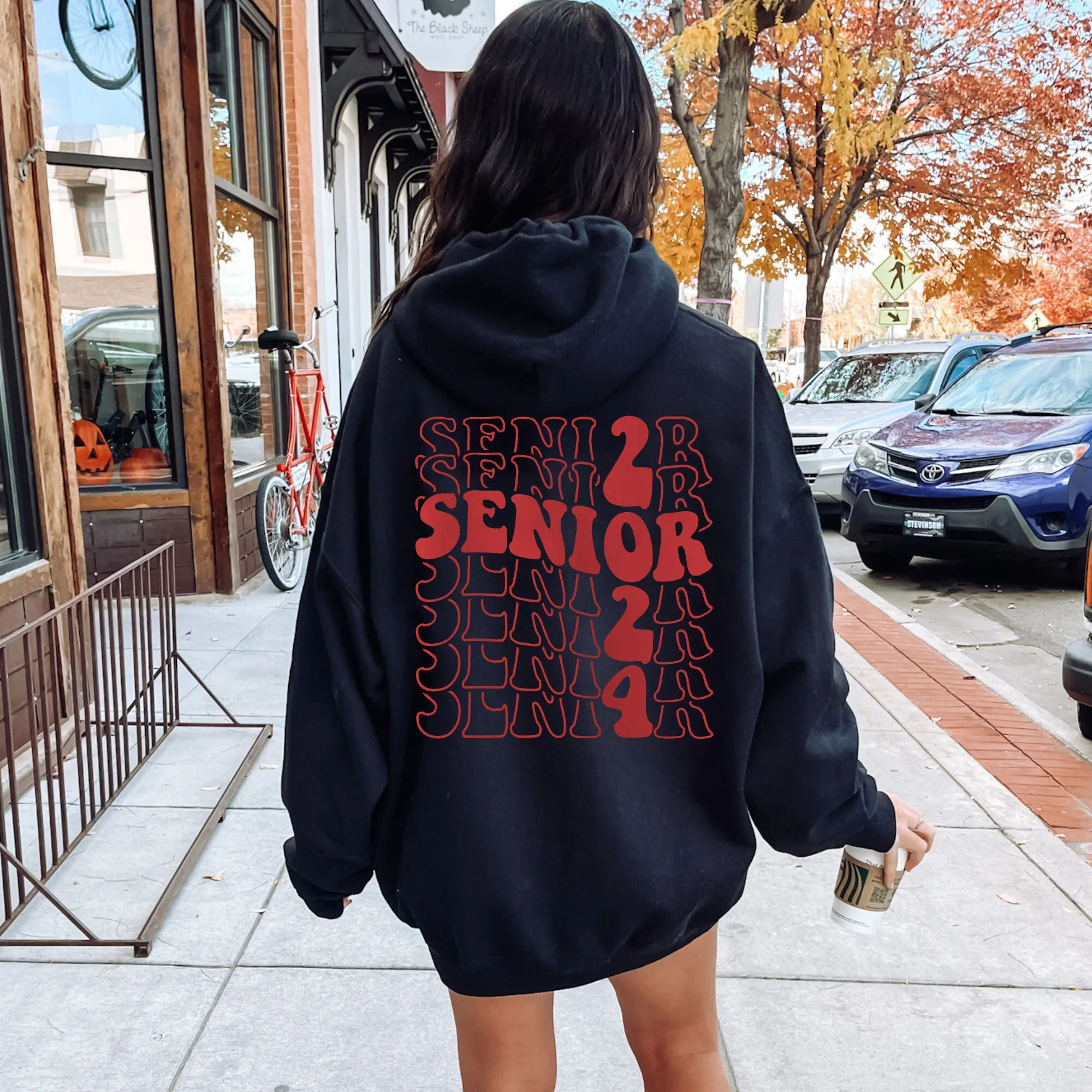 Retro Senior 2024 Hoodie, Vintage Class of 2024 Shirt Class Of 2024 Senior Crewneck2024 Graduation Shirt 2024 Graduation Gift Class Of 2024 Gift