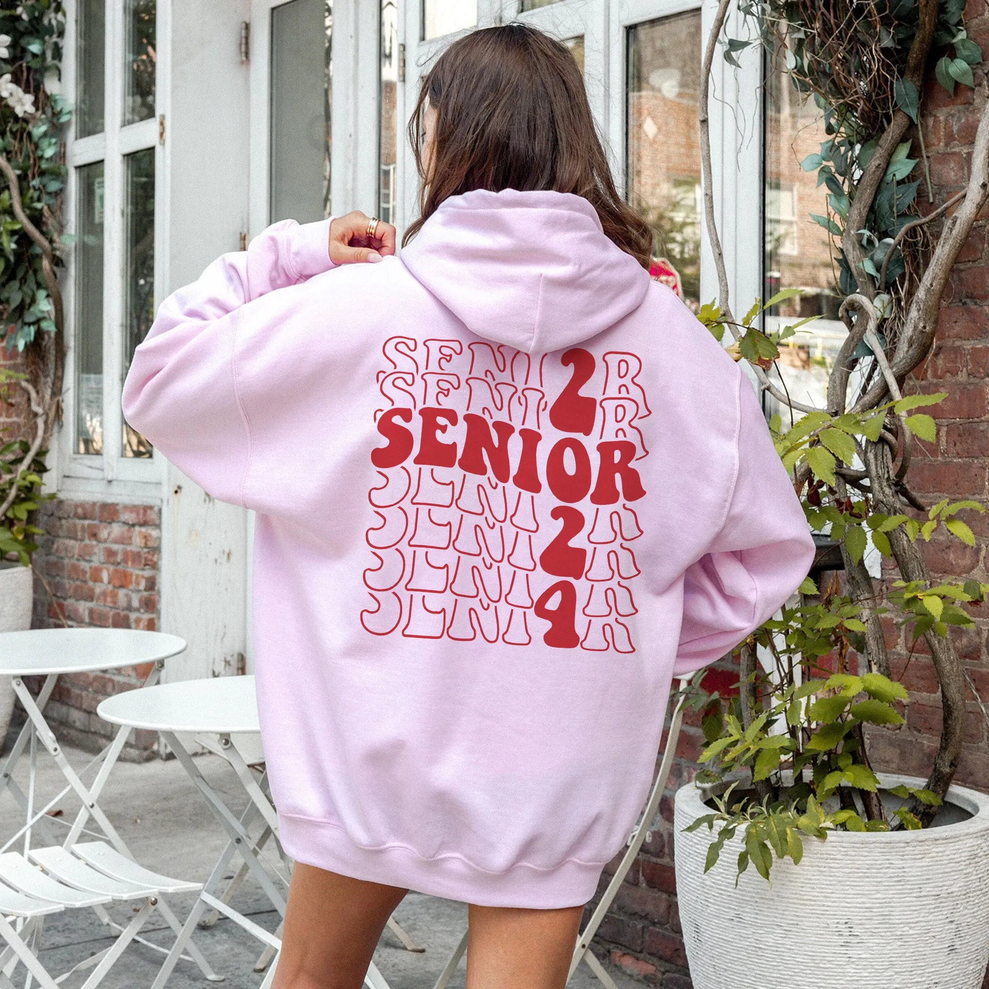 Retro Senior 2024 Hoodie, Vintage Class of 2024 Shirt Class Of 2024 Senior Crewneck2024 Graduation Shirt 2024 Graduation Gift Class Of 2024 Gift