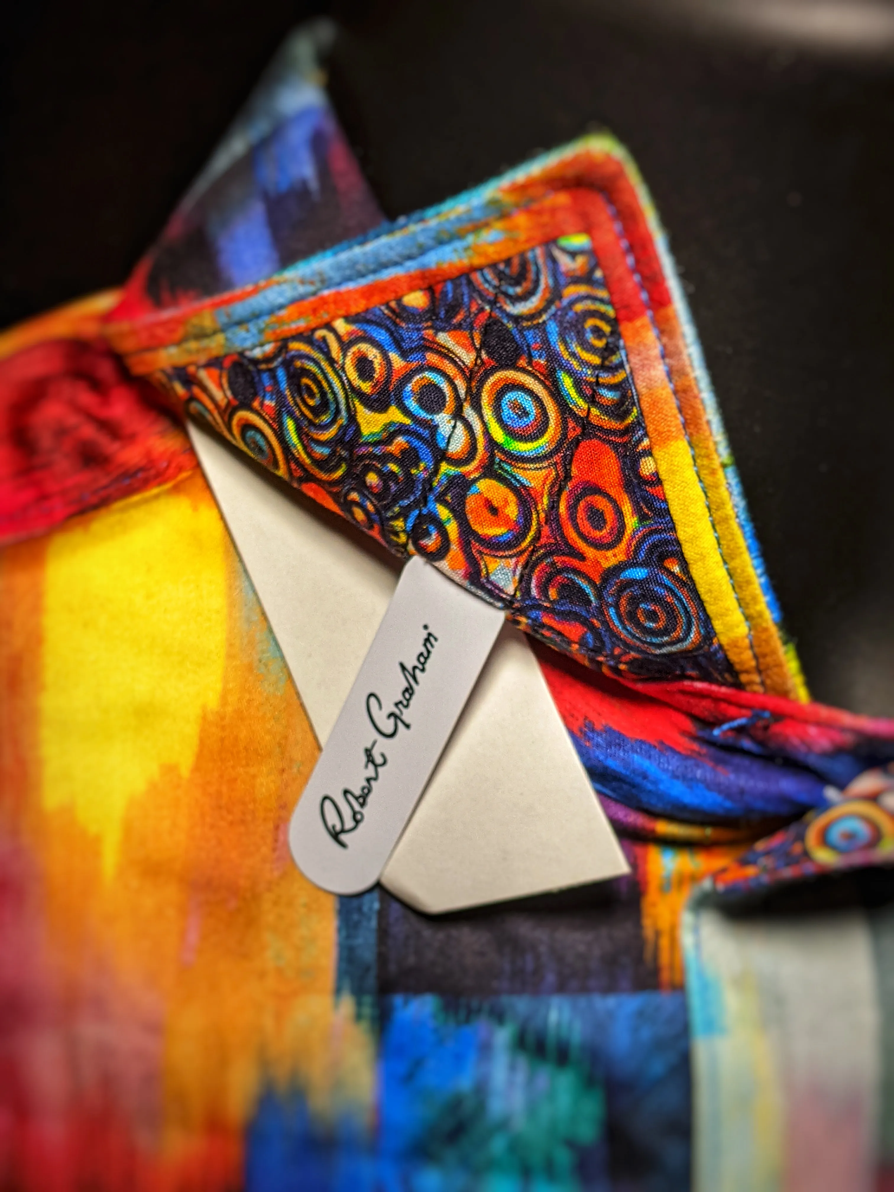 Robert Graham  Prism Effect Classic Fit Short Sleeve Shirt