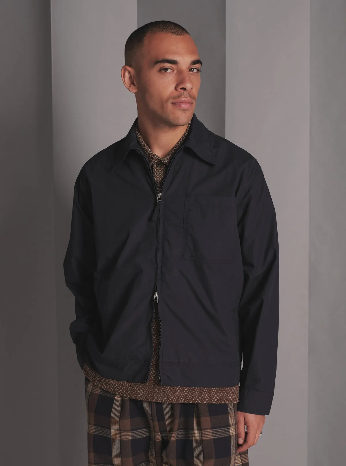 Rose Bowl Jacket - Navy Recycled Polytech
