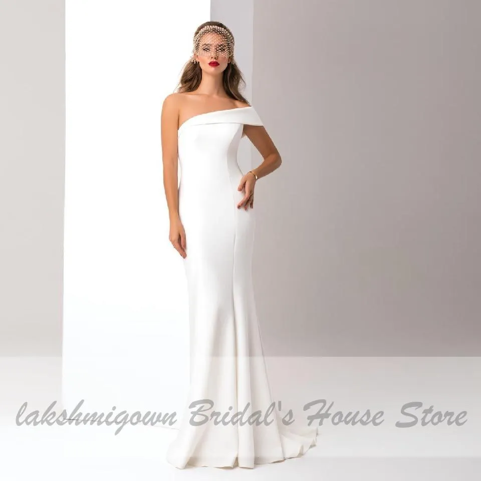 Roycebridal Satin Detachable Skirt Wedding Dress Mermaid Elegant