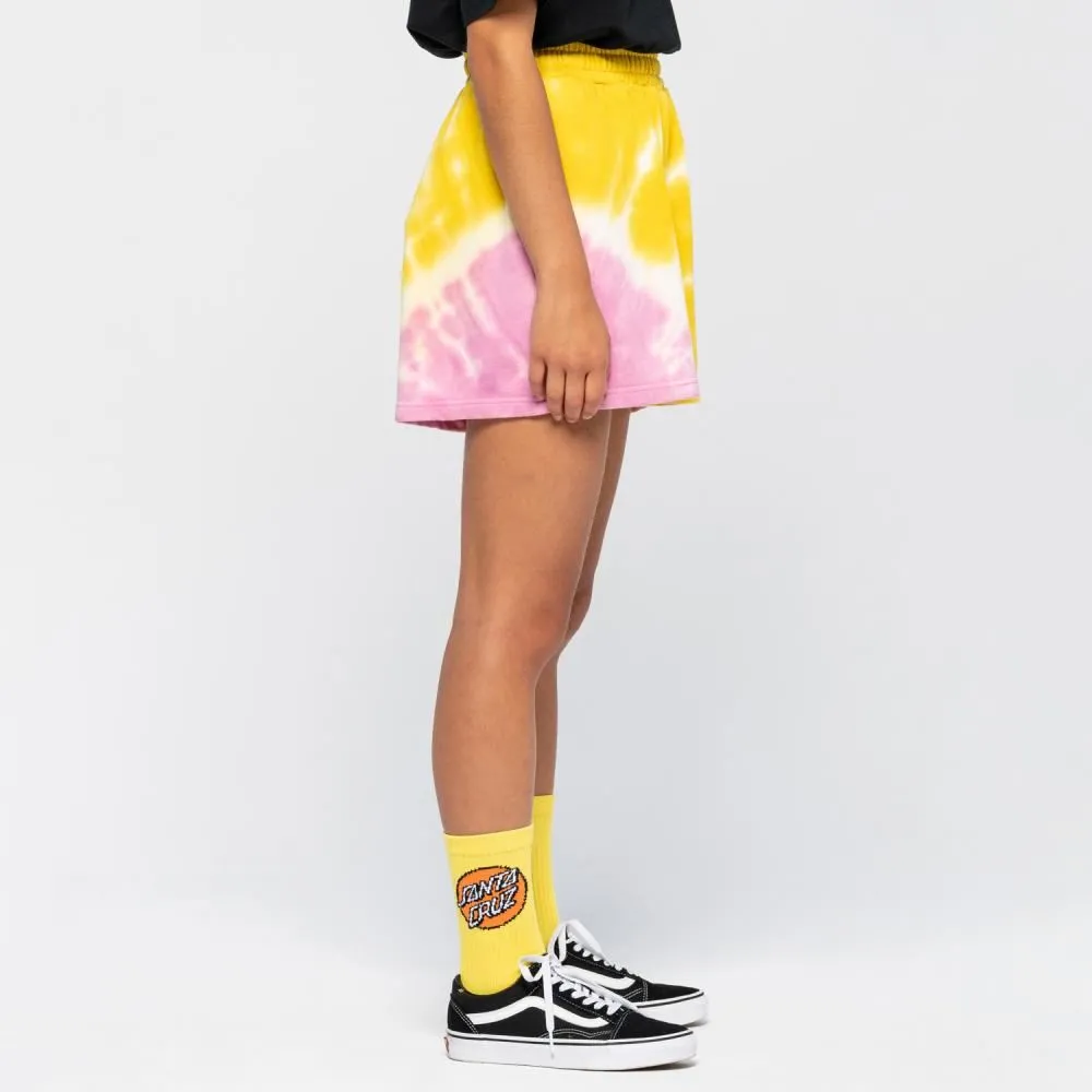 Santa Cruz Womens Shorts Strip II Shorts - Popsicle