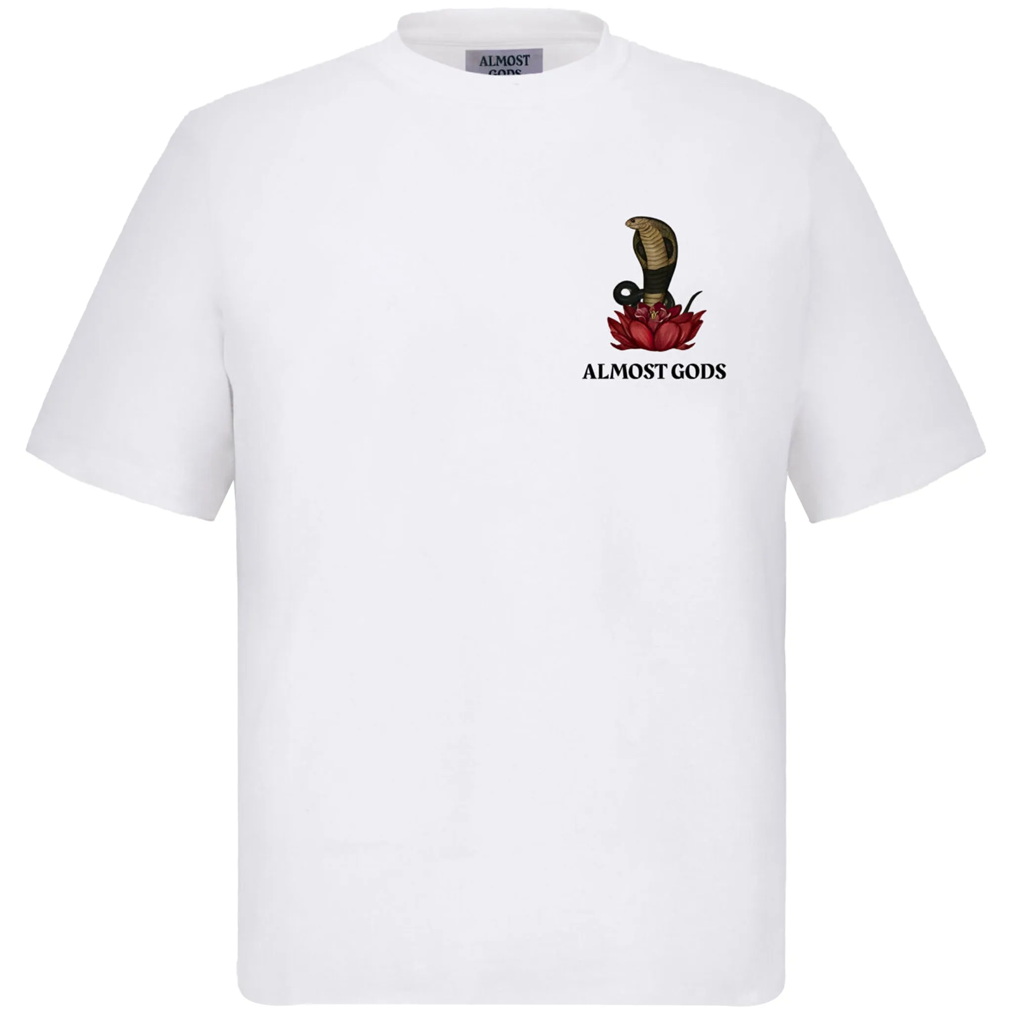 SERPENTINE TEE  (WHITE)