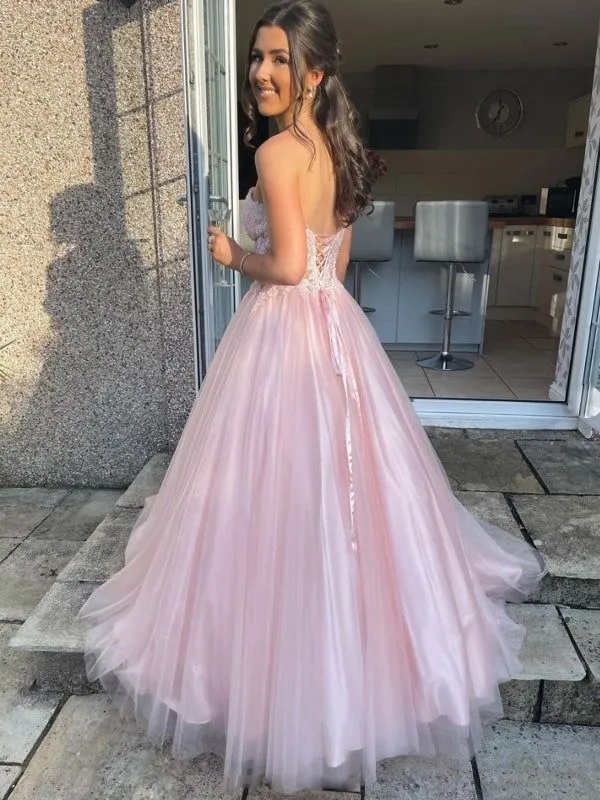 Sexy Off Shoulder Sheer Corset Lace Appliques Tulle Evening Gown Long Prom Dresses ,WGP613