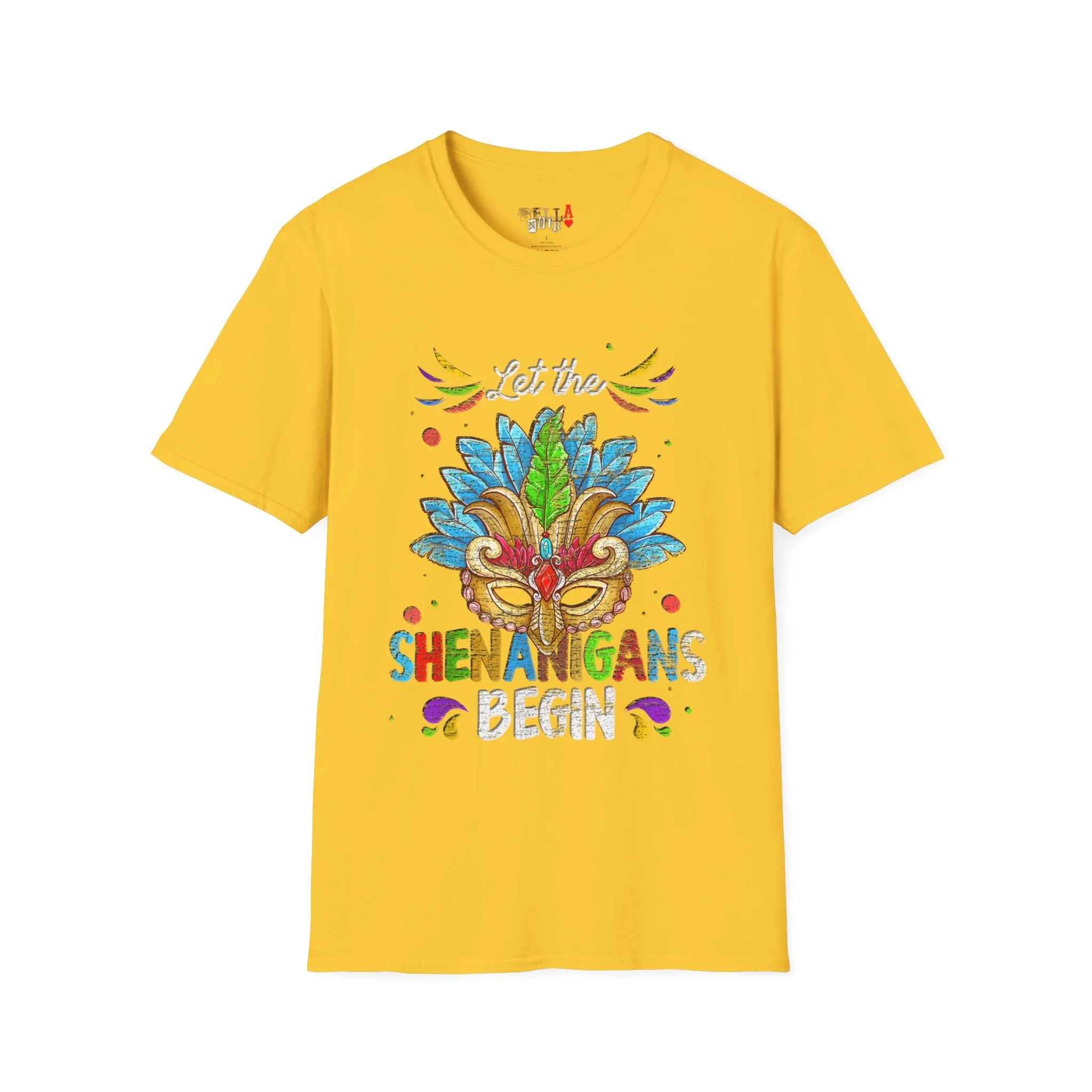 Shenanigans Mask Unisex Softstyle T-Shirt