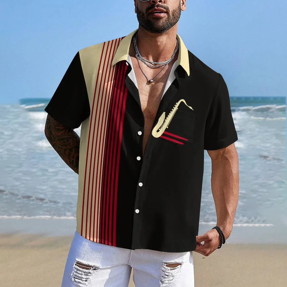Short Sleeve Classic Party Shirts 2406001927