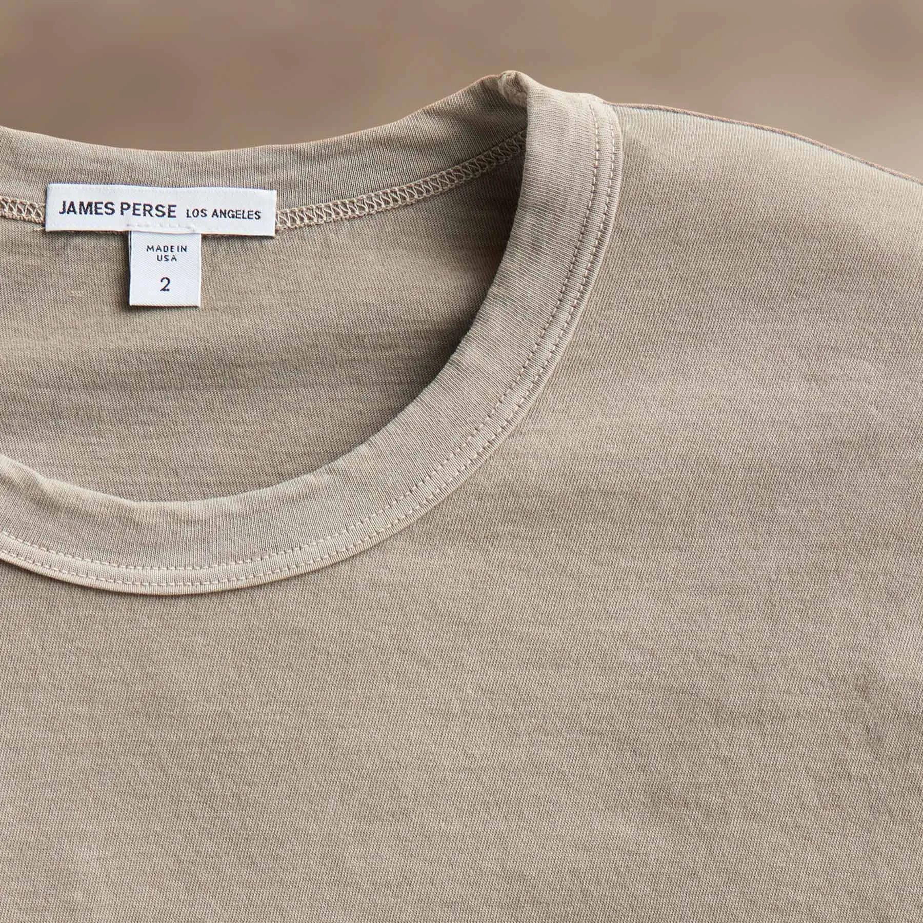 Short Sleeve Crew Neck - Overcast Pigment
