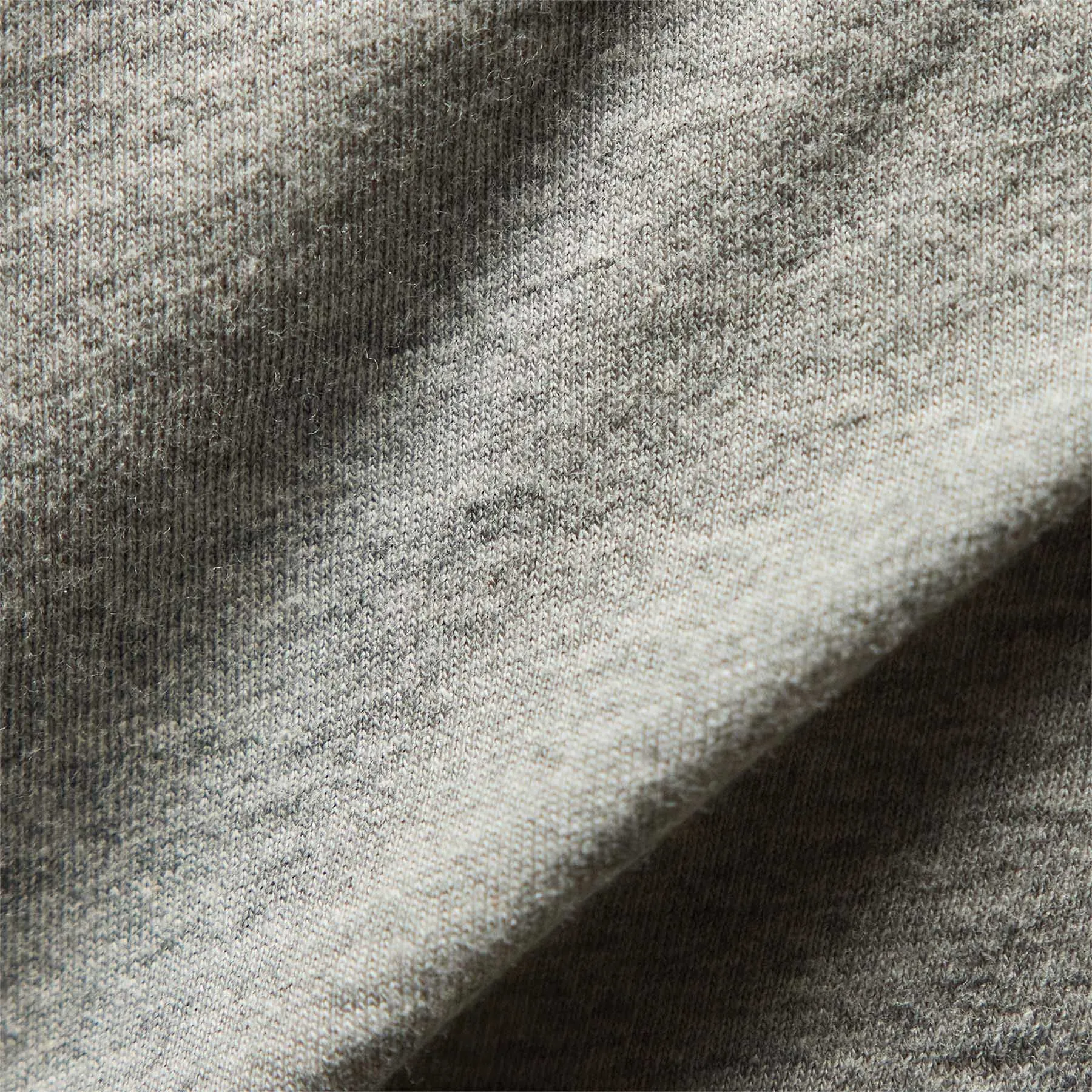 Short Sleeve V Neck - Heather Grey