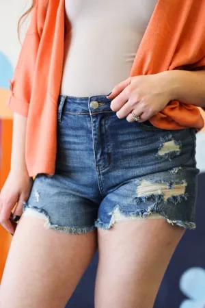 Shorts In Medium Wash Denim