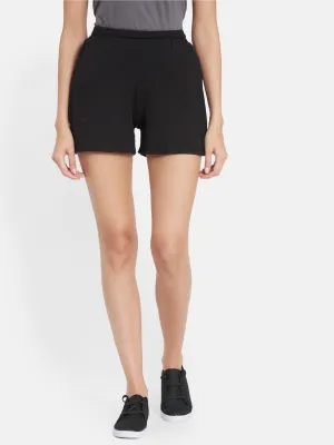 SIDE PLEATED COTTON MODAL SPANDEX SHORTS