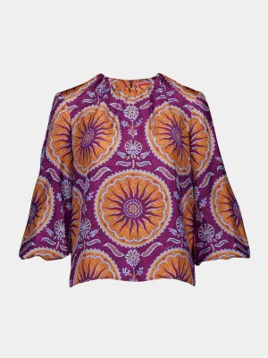 Silk Twill Charming Top