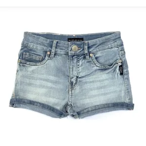 Silver Jeans - Lacy Mid-Rise Medium Wash Girls' Denim Shorts