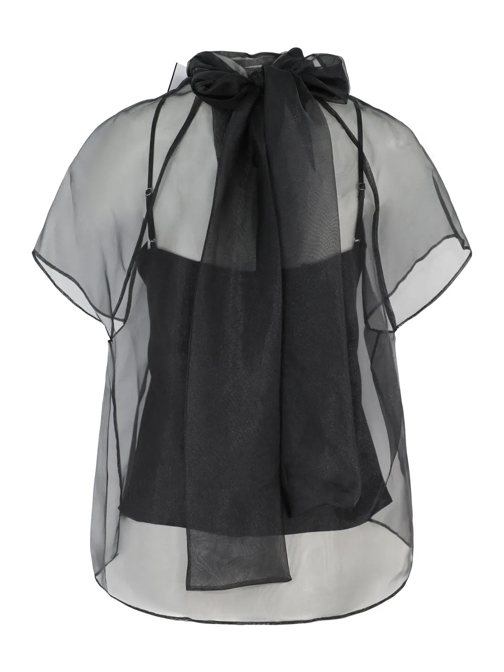 Simkhai Feyre Short Sleeve Top in Black