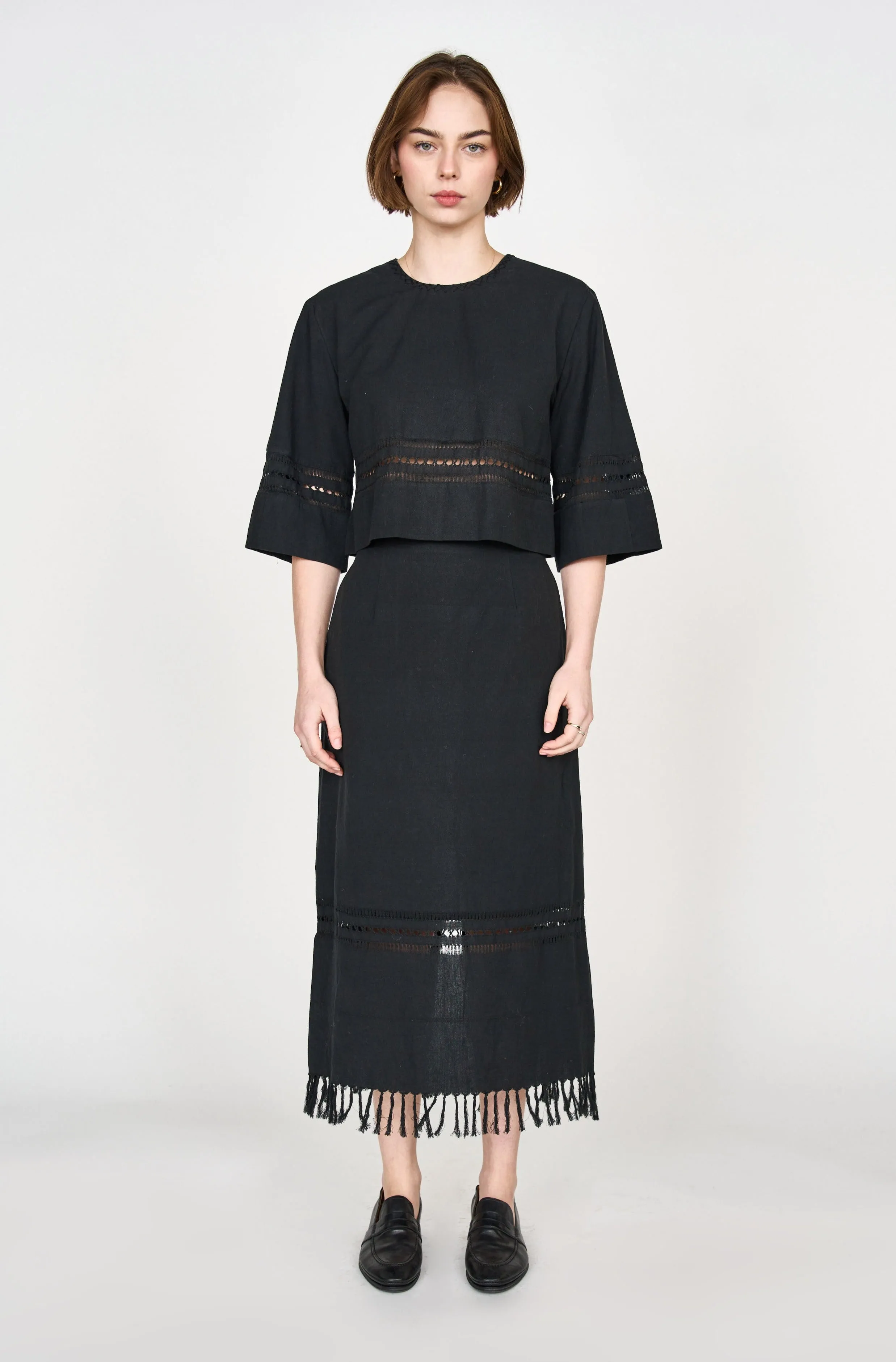 Sintra Top in Black