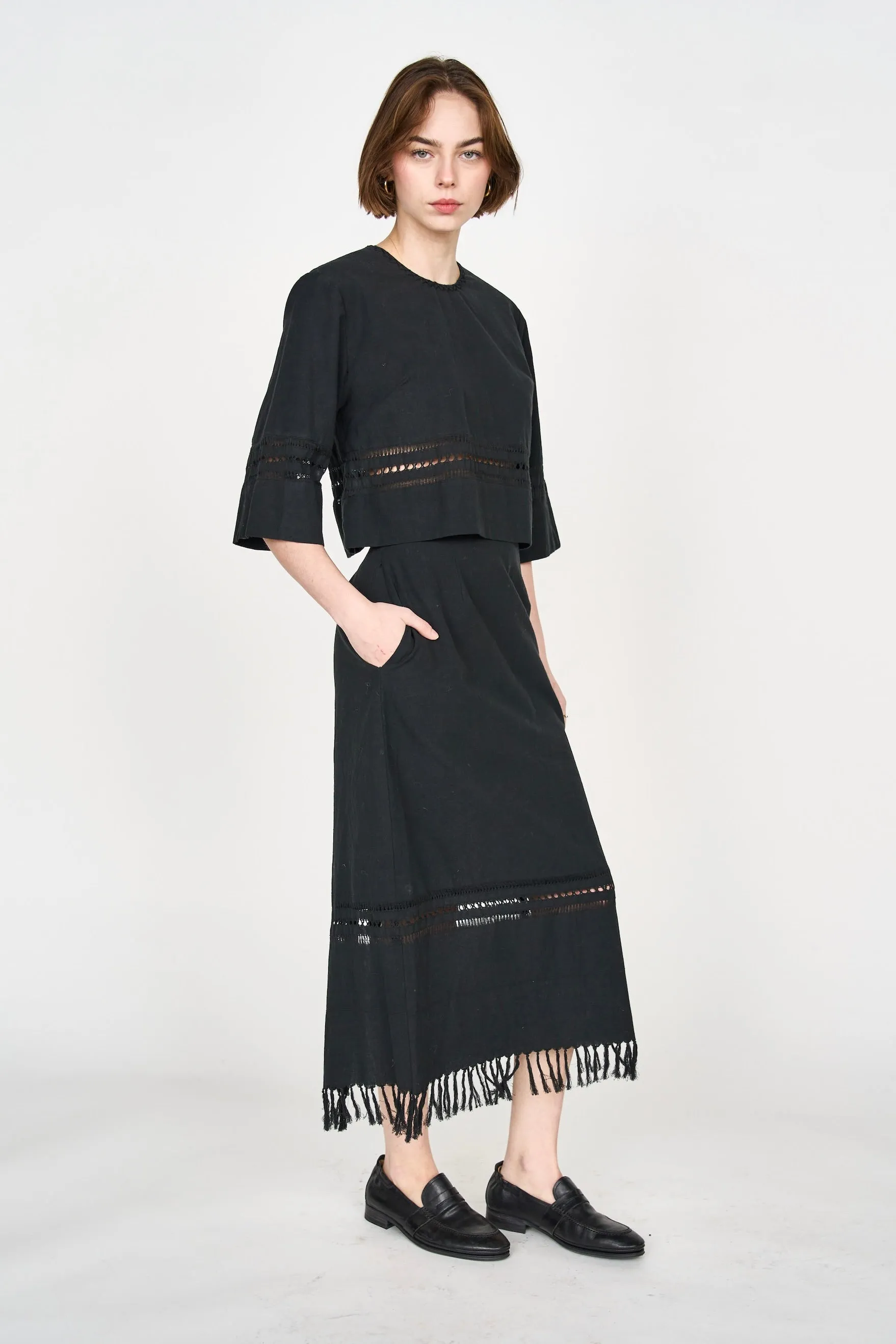 Sintra Top in Black
