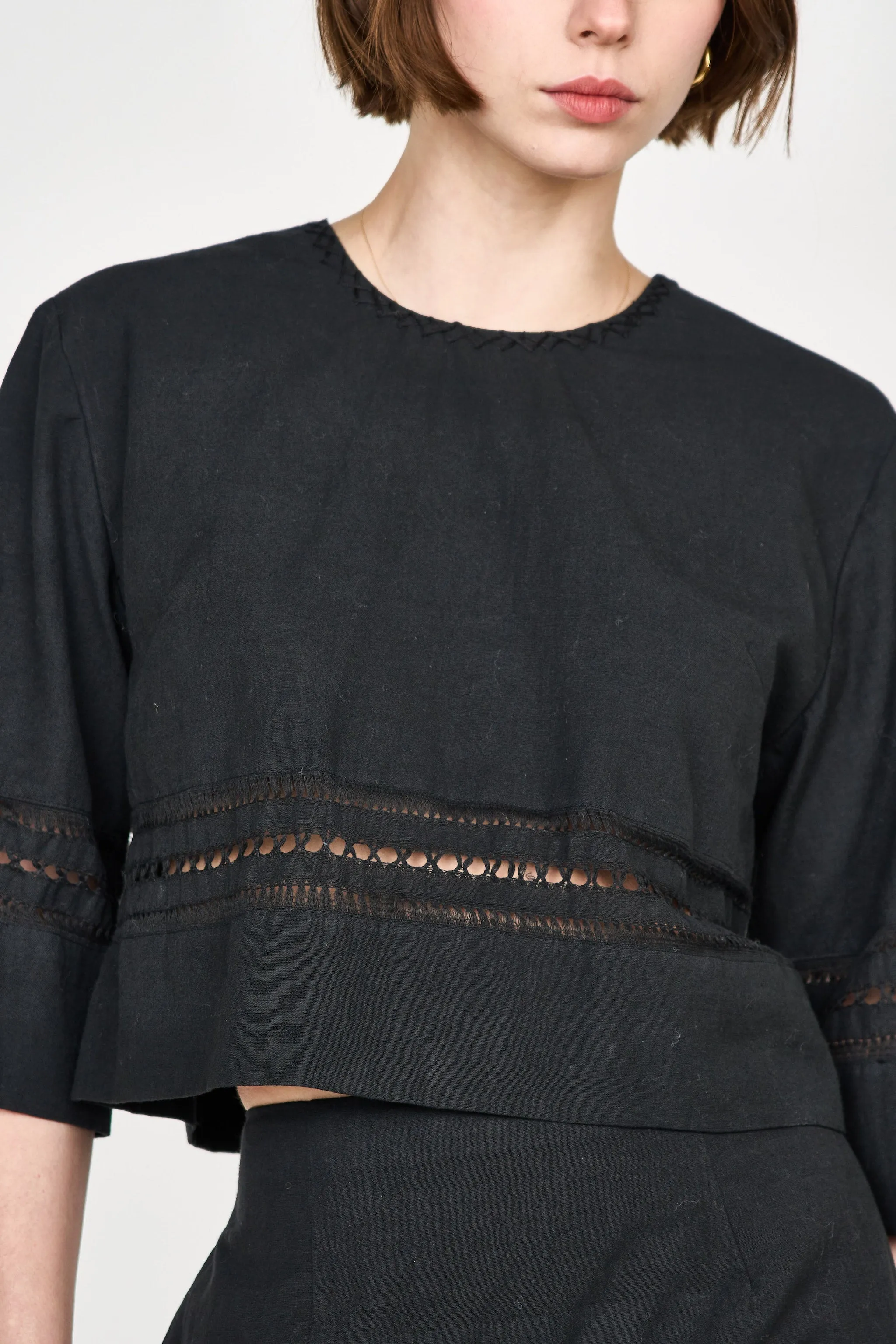 Sintra Top in Black