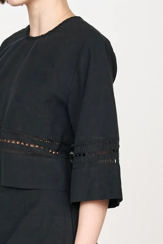 Sintra Top in Black