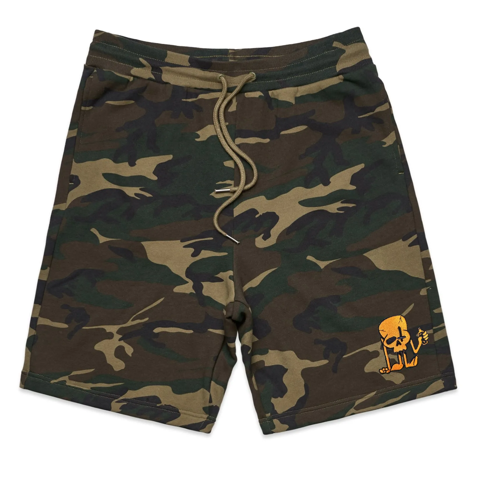 Skully Camo Sweat Shorts