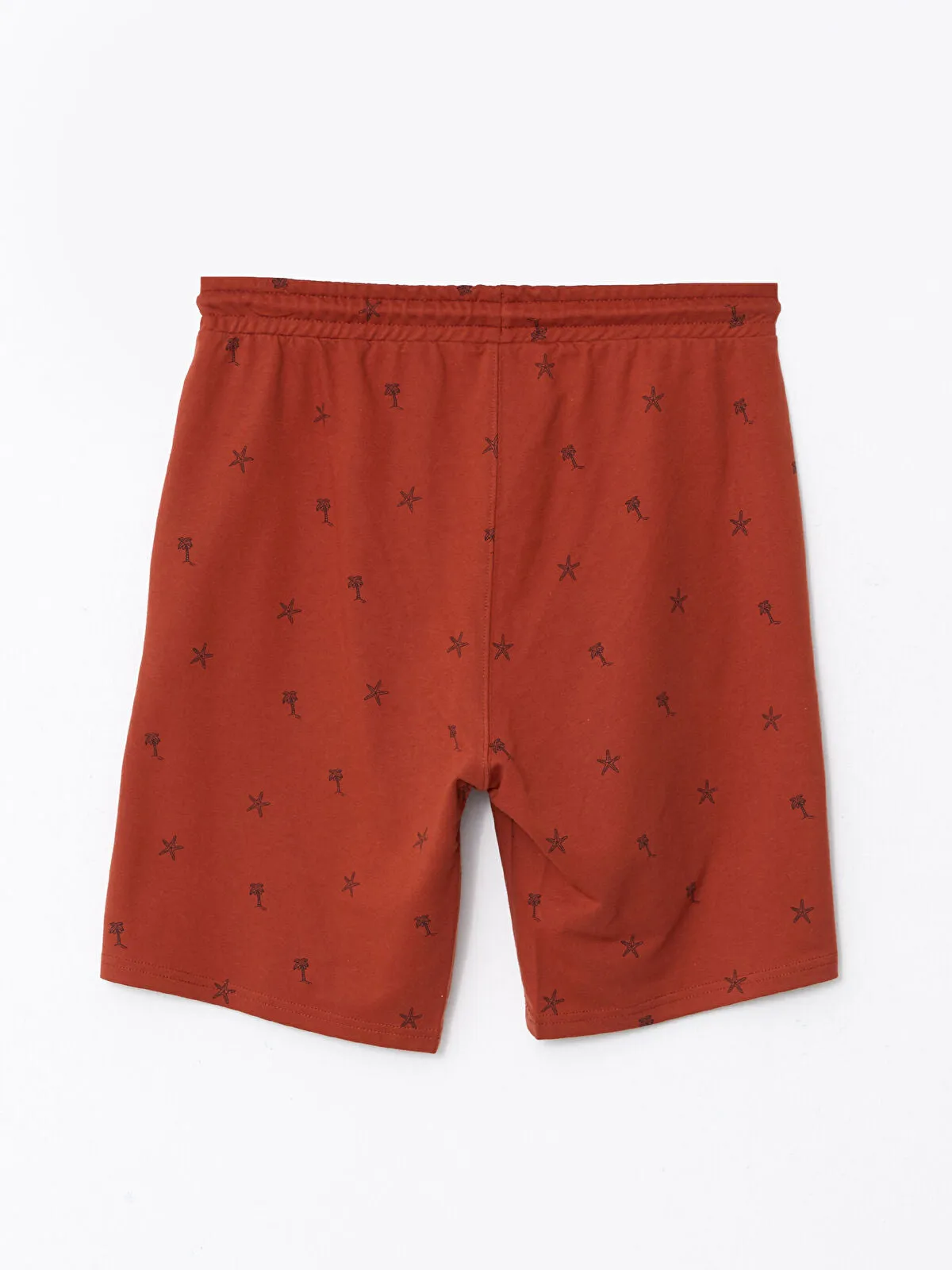 Slim Fit Men Elastic Waist Shorts