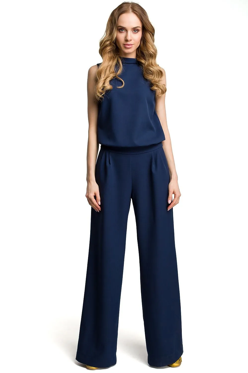 Slit Back Elegant Trousers Set