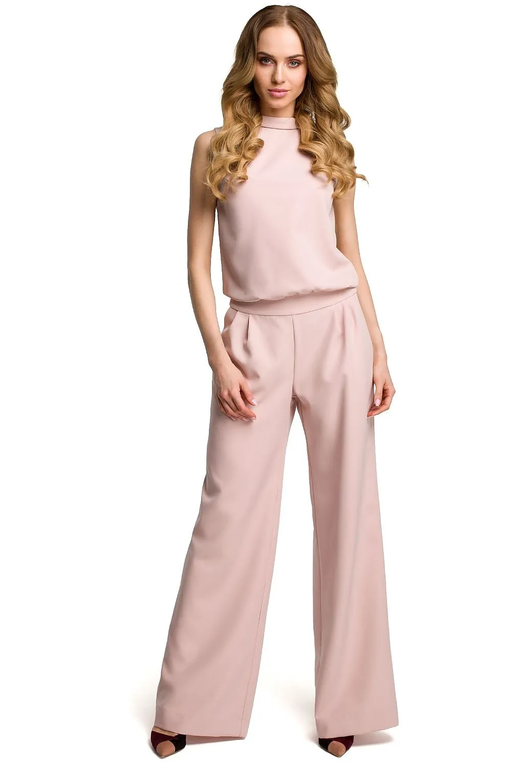 Slit Back Elegant Trousers Set