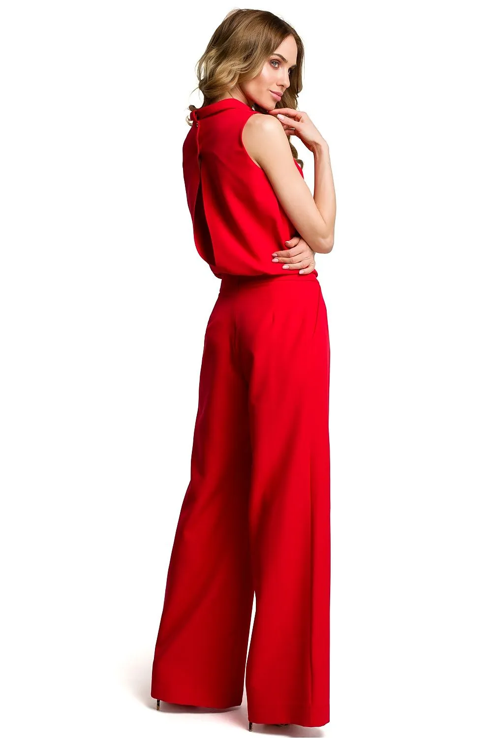 Slit Back Elegant Trousers Set